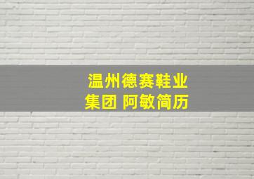 温州德赛鞋业集团 阿敏简历